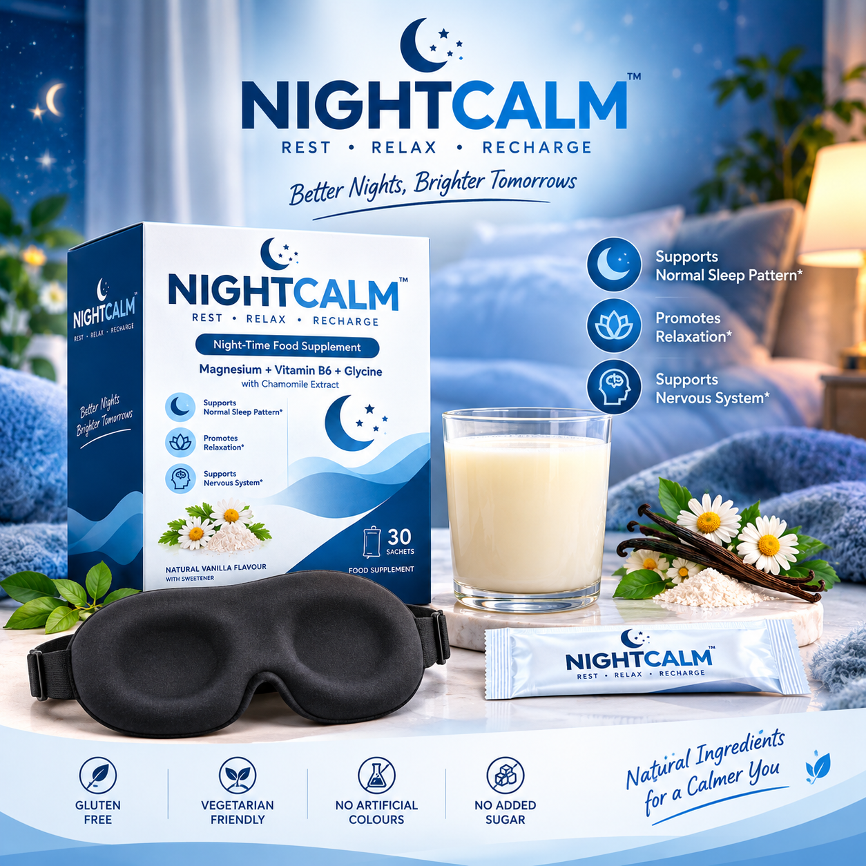 Restful Nights UK Sleep and Multivitamin Gummies